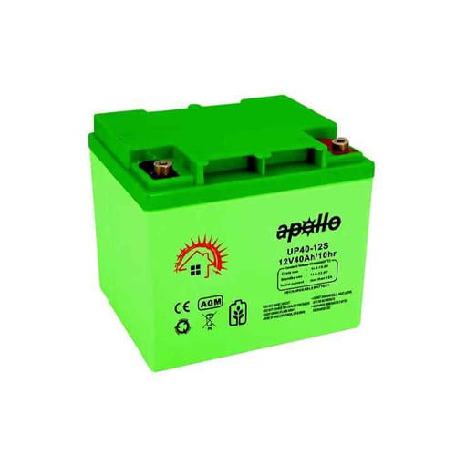Apollo 12V40Ah AGM Battery Price in Bangladesh Tech Land BD